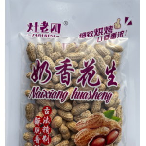 龙岩花生 灶老四208g装零食批发散称 蒜味五香超市便利店